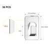 36 Pieces Cubicle Hooks Fabric Panel Wall Hooks Fabric Cubicle