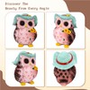 Stapleford Cute Owl Statue for Home Shelf Decor, 6.1" Small