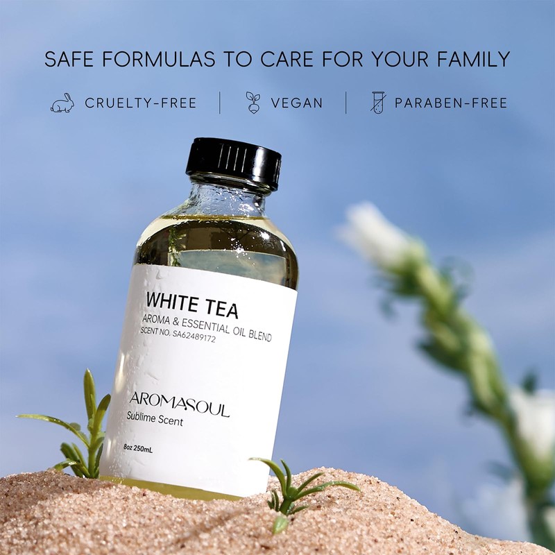 White Tea Aroma Essential Oil Blend Sublime Scent, Hotel Diffuser