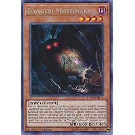 Yu-Gi-Oh! - Danger! Mothman! - MP19-EN219 - Prismatic Secret Rare - 1st Edition - 2019 Gold Sarcophagus Tin Mega Pack
