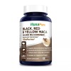 NusaPure Maca Root Black, Red, Yellow 20,000mg - 180 Vegan