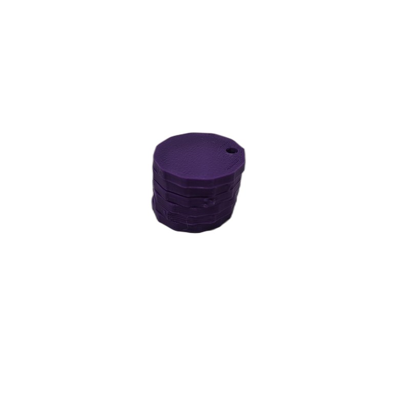 eTech4Us 200 Pack Purple Trolley Coin Token Removable Supermarket £1