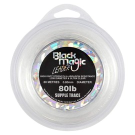 Black Magic Supple Trace Leader 80lb 80m