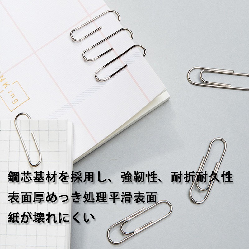 FACETHALO Zem Clips, Pack of 500, Nickel Plated Rust Proof