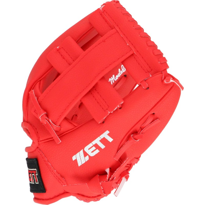 ZETT BDG2212V Beginner Catchball Gloves with Shock Absorbing Pads, 9.5