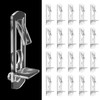 UBANU Shelf Support Pegs, 20pcs Plastic Locking Shelf Pins Bracket