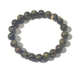 Green Garnet Crystal Beads Healing Balance Handmade Stretch Women Bracelet 9mm