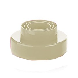 Aleissi | Cortador de Circulo Doble con 6 Tamaños de Galleta, Masa, Fondant (Crema)