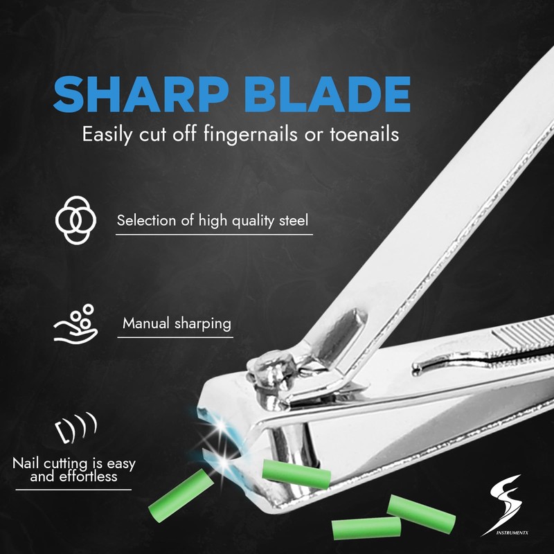 KATX 2 Pcs Nail Clippers Set, Heavy Duty Stainless Steel