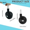 4Pcs Baby Walker Replacement Wheels, Universal Stem-Mount Plastic Casters for