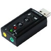 BIGtec USB Soundkarte 7.1 USB Adapter , externe Soundkarte für USB , USB Soundstick 7.1 , USB Sound Adapter Stick mit 3D Sound Effekt , USB Lautsprecher Mikrofon Headset Anschluß, USB auf 3,5mm Adapter , USB 2 x 3,5mm Anschluß