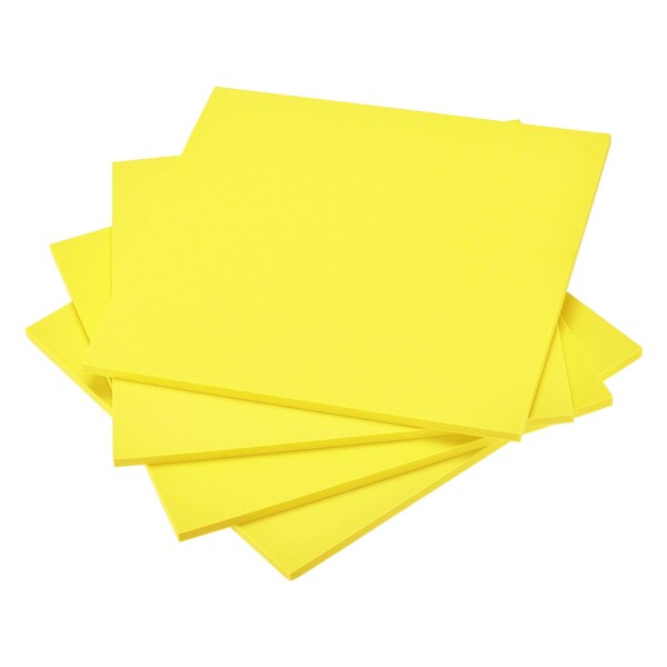 uxcell Yellow EVA Foam Sheets 10 x 10 Inch 7mm