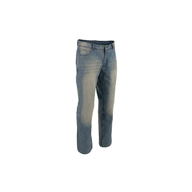 Milwaukee Leather MDM5002 Men's Blue Armored Motorcycle Riding Denim Jeans