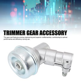 24mm Trimmer Gear Accessory, 24 X 10T Brush Cutter Gear Part, Replacement Part String Trimmer Gear Heads Attachment for Weed Eater Brush Cutter Wacker Gearbox