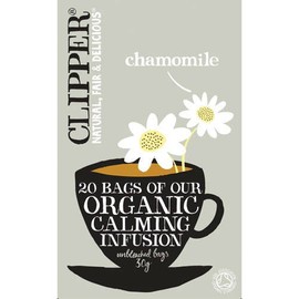 (4 PACK) - Clipper - Organic Chamomile | 20 Bag | 4 PACK BUNDLE