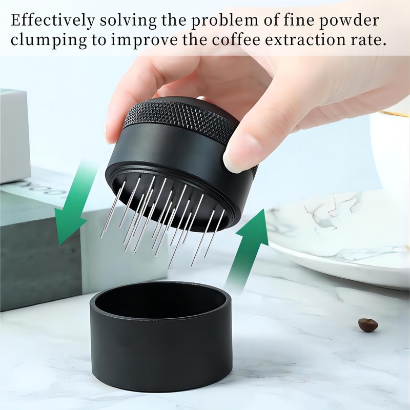 Coffee Distributor, Portable Anti Rust Stainless Steel Coffee Stirrer with