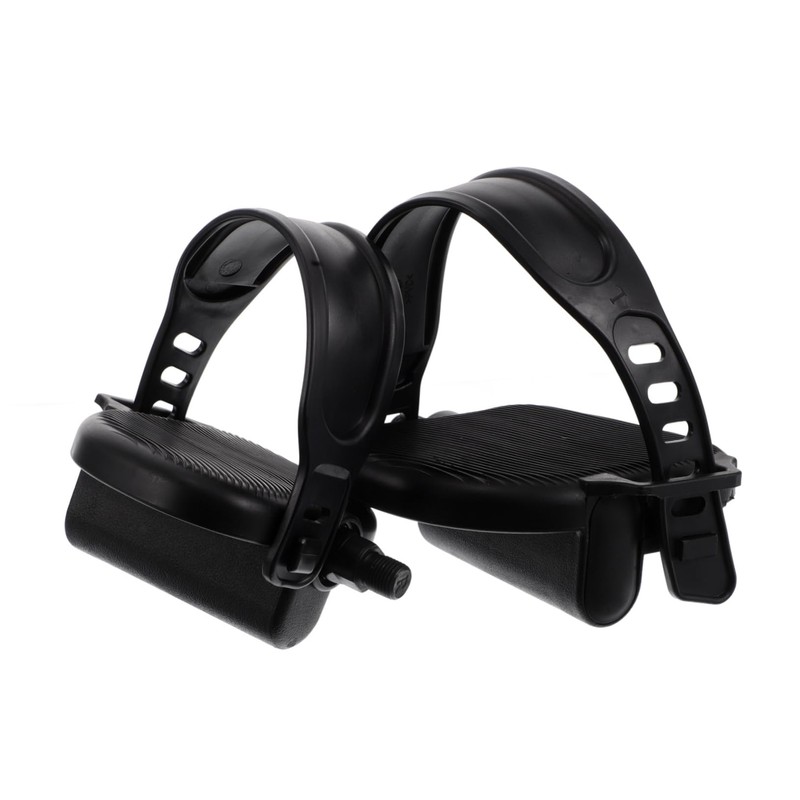 WOONEKY 1 Set Exercise Bike Pedals Antiskid Replacement Pedals for