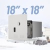 Ranein 18 x 18 Inches RV Water Heater Black Door.