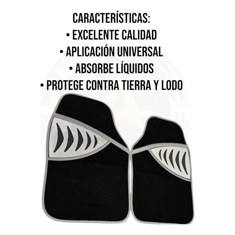 4 Tapetes De Alfombra Original Uso Rudo Autos Y Camionetas