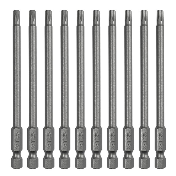 PTSLKHN 10PCS T25 Torx Screwdriver Bit Sets, 4‘’Length Magnetic Security
