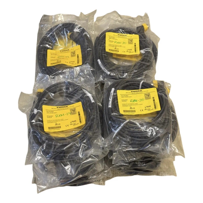 Lote 4 Pz Cable Turck Ekwt-a4.400-gc2k-5 M12 4 Pin