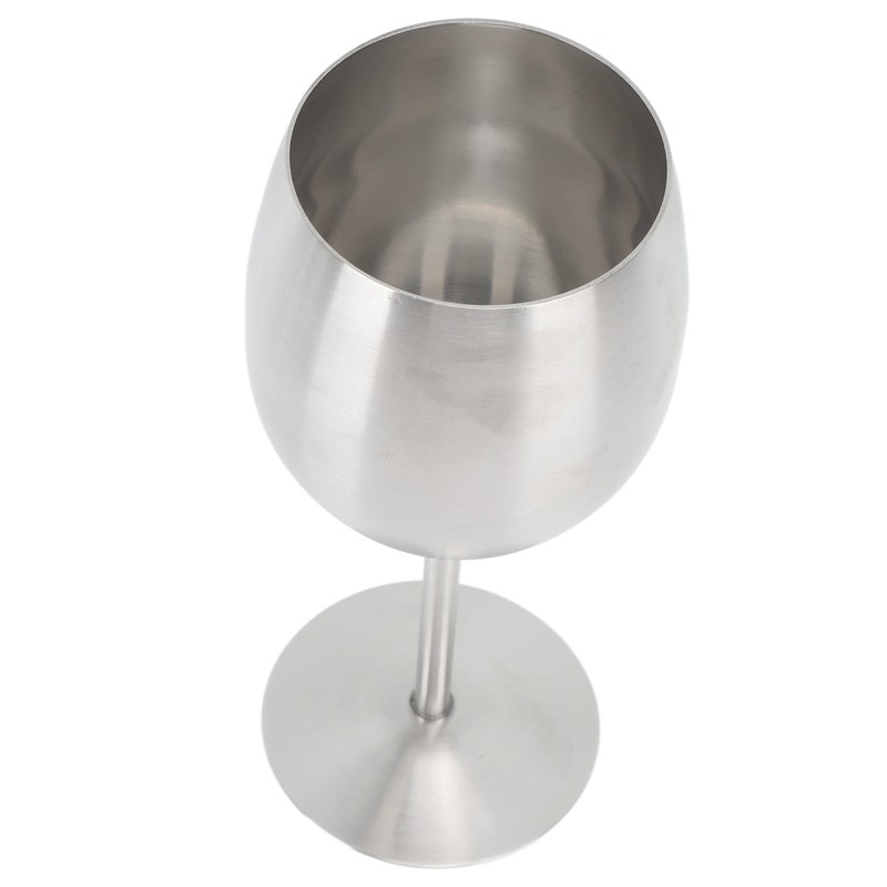 Stainless Steel Stem Wine Glasses Durable 304 Stainless Steel Wine