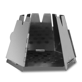 LIXADA Wood Stove, Folding, Bonfire Stand, Wood Stove, Easy Assembly, Stainless Steel, Compact, Lightweight, Suitable for Outdoors, Leisure, Camping, etc