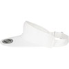 Flexfit Flat Round Visor Cap Kape, White, one Size