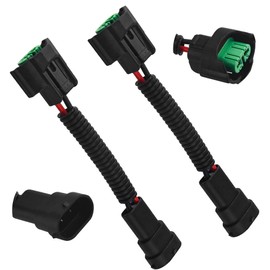 WMYCONGCONG 2 PCS H11/H8 Pigtail Socket Wiring Harness Socket Wire Connector Plug Extension Cable for Headlight