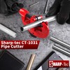 Sharp-tec 3-30mm Pipe Cutter, Adjustable Tube Cutter with Aluminum Alloy