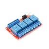 JESSINIE 5V 4-Channel Relay Module with Optocoupler Isolation, Supports High