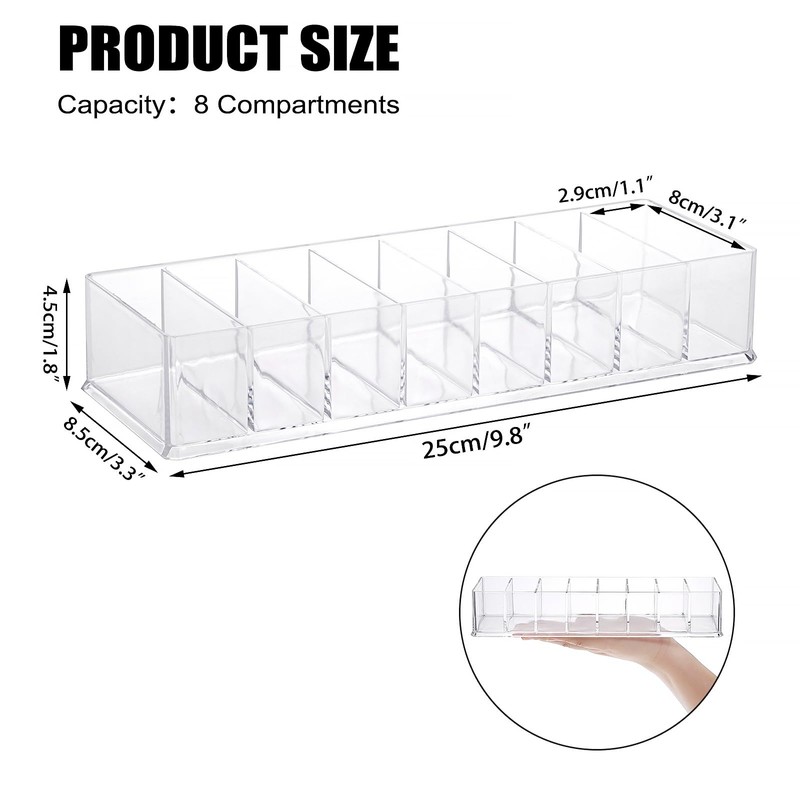 SUMTree 2 Pack Water Drink Packet Organiser with 8 Compartments