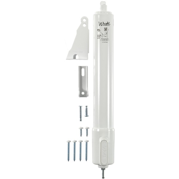 Wright Products V2012WH Heavy Duty Tap-N-Go Pneumatic Closer, White