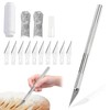 Premium Bread Lame Scoring Tool Kit,11 Blades,Stainless Steel Handle,Safety Cover