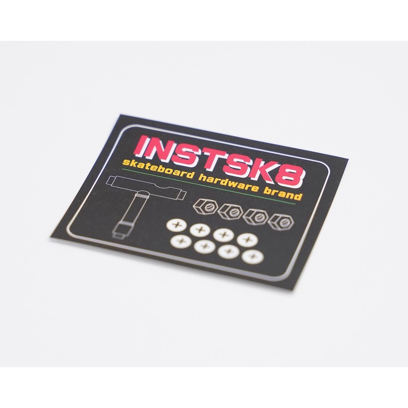 INSTSK8 Axle Nut Set Skateboard Skateboard Plus Screw Set Long