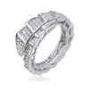 GAUEIOUR Viper Snake Ring,New Snake Shaped Ring, Light and Luxurious