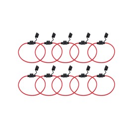 KOLACEN Automotive Car Truck in-line 16 Gauge Fuse Holder for Mini Blade Type Fuse (Pack of 10)