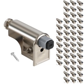 50 Pcs Soft Close Cabinet Door Damper, Universal Soft Close Door Dampers for Cabinet Doors/Wardrobe/Kitchen/Bookcases, Hydraulic Cabinet Buffer Damper, Silent door closing, with self-Closing Mechanism