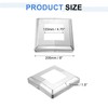 sourcing map Post Base Cover, 8"x8" (Internal Size 4.75"x4.75") Metal