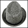 White Fang CZA296 Jazz Hat, Mesh Hat, Breathable, Simple, Stylish,