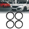 sourcing map 4 Pieces Plastic Centring Rings Spacer Rings for