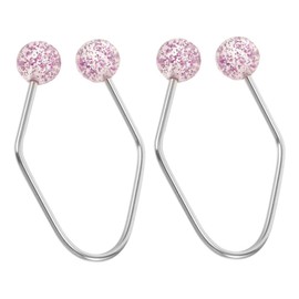 FOMIYES 2pcs Dimple Trainer Jaw Exerciser Dimple Smile Maker Face Exerciser Tools Cheeks Clip Facial Dimple Maker Face Dimple Lifter Face Massager Tool Dimples Clip Purple Stainless Steel