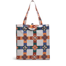 RADLEY London Patchwork Responsible Foldaway Reusable Shopper - Made From Plastic Bottles