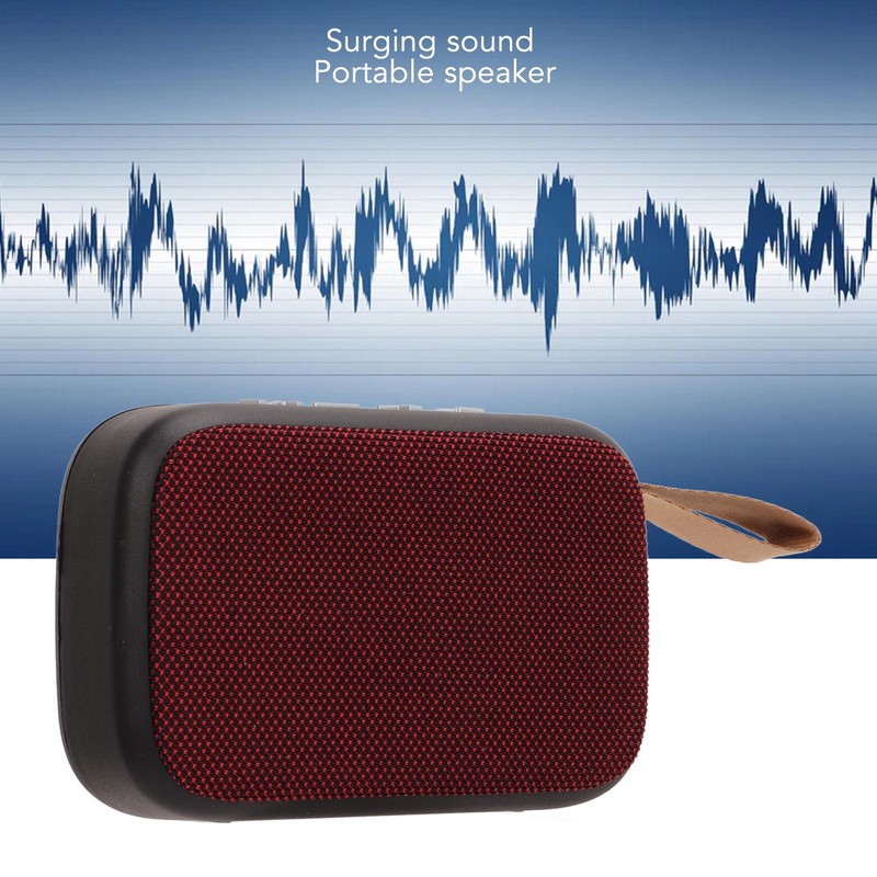Wireless Bluetooth Speaker Plastic and Fabric Rechargeable 300mah Portable Wireless