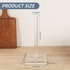 Antimbee Transparent Acrylic Paper Towel Stand Holder, Freestanding Tabletop Roll