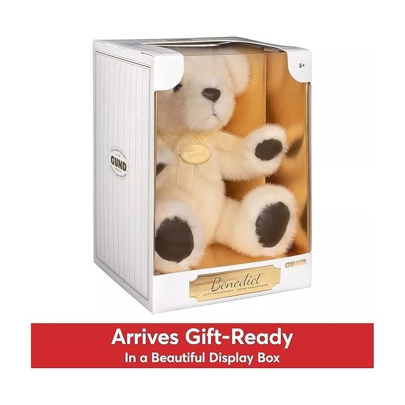 GUND - 125th Anniversary Bear - Benedict - 15"