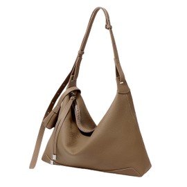 VevoArt Women's Handbag, Genuine Leather, 2-Way High Quality Cowhide Leather, Tote Bag, Shoulder Bag, Large Capacity, High Visibility, Casual, Stylish, Handheld, Crossbody Wear, Commuting, Popular