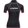 Cressi Women's Rash Guard, Black Pink, XS UK