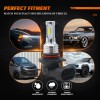 AUIMSOCO 9006 LED Lamps Combo Bulbs 6500K High Low Beam