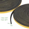 Weather Stripping Door Seal, 2 Rolls 1/4in Wide x 1/8